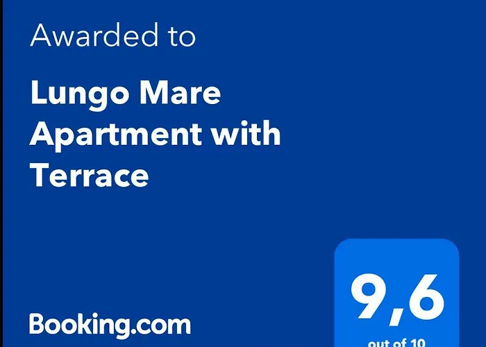 公寓 Lungo Mare With Terrace & Free Parking *